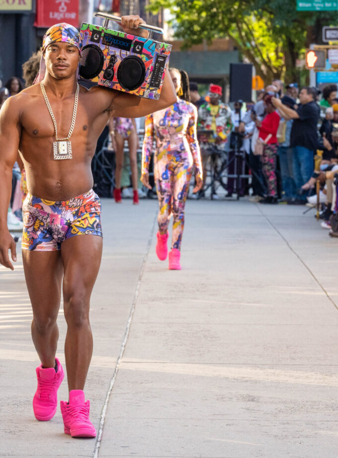 Edwing D'Angelo SS24 Fashion Runway show in  NYC Sept 16th, 2023