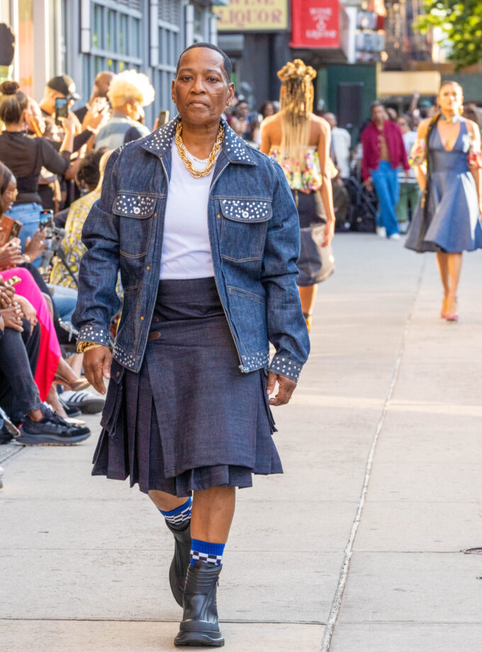 Edwing D'Angelo SS24 Fashion Runway show in  NYC Sept 16th, 2023