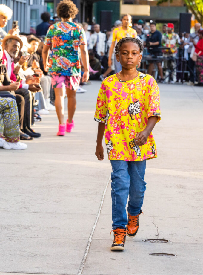 Edwing D'Angelo SS24 Fashion Runway show in  NYC Sept 16th, 2023