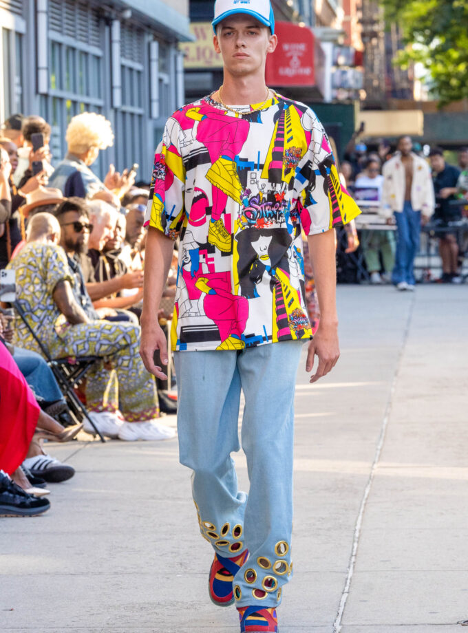 Edwing D'Angelo SS24 Fashion Runway show in  NYC Sept 16th, 2023